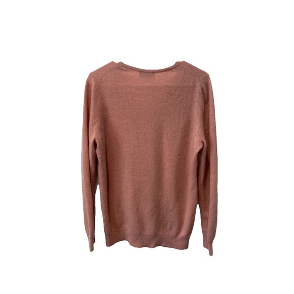 Charter Club 100% cashmere Luxury Soft Pink V-Neck Sweater Sz XL - Picture 10 of 12